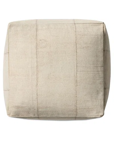 Loloi Ii Loloi Decorative Pouf In Ivory