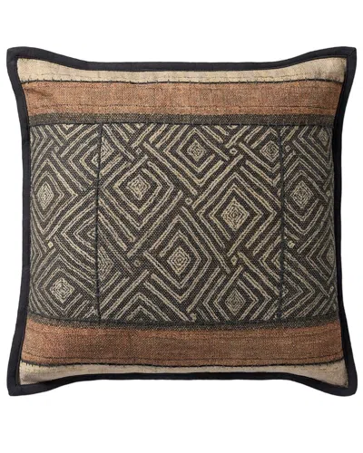 LOLOI II LOLOI 18X18IN PILLOW COVER WITH DOWN INSERT