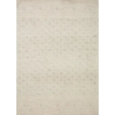 Loloi Ii Neda Geometric Ivory/natural Area Rug In Ivory,natural