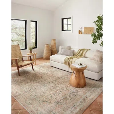Loloi Ii Oriental Natural/apricot Area Rug In Beige;orange