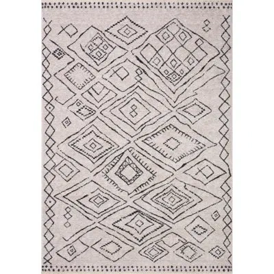 Loloi Ii Vance Moroccan Dove/charcoal Area Rug In Ivory;gray