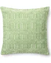 Loloi Indoor/outdoor Decorative Pillow In Green