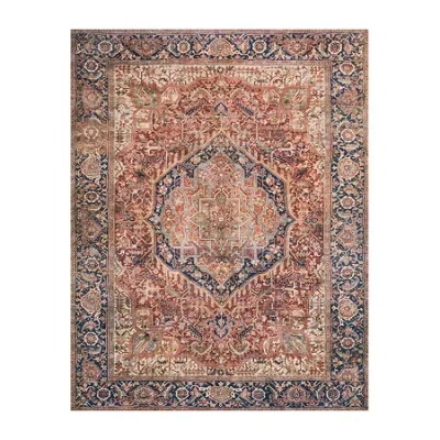 Loloi Layla Indoor Rectangular Accent Rug In Red