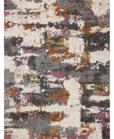 Loloi Levitt Shag Lev-04 7'10" X 10' Area Rug In Grey