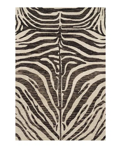 Loloi Masai Mas-01 Area Rug 7'9x9'9 In Black