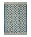 Loloi Mika Indoor/outdoor Mik-08 Area Rug 3'11x5'11 In Blue