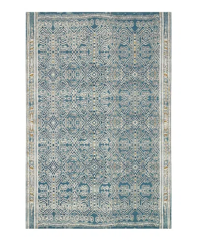Loloi Mika Indoor/outdoor Mik-05 Area Rug 7'10x11'2 In Blue