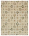 Loloi Owen Ow-05 Pewter/sand 5' X 7'6" Flatweave Area Rug In Tan,beige