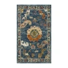 Loloi Padma Collection Hand Hooked Wool 5'x7' Indoor Rectangular Area Rug In Blue