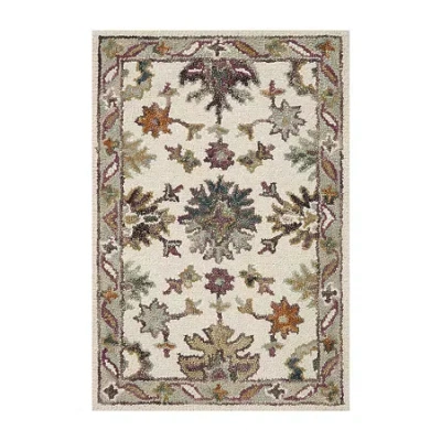 Loloi Padma Collection Hand Hooked Wool 5'x7' Indoor Rectangular Area Rug In Sand