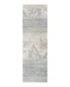 Loloi Pandora Pan-06 Runner Area Rug, 2'6 X 16' In Ivory/blue
