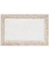 Loloi Park Blue Scallop Skid-resistant Bath Rug, 20" X 32" In Tan