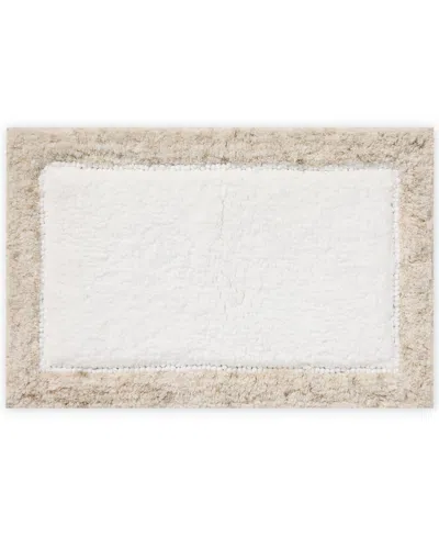 Loloi Park Blue Scallop Skid-resistant Bath Rug, 20" X 32" In Tan