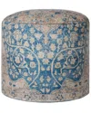 Loloi Pouf In Blue