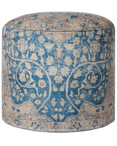 Loloi Pouf In Blue