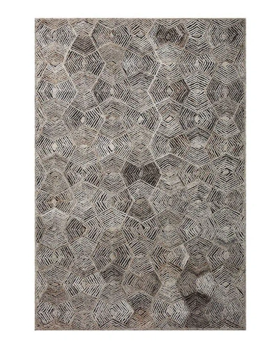 Loloi Prescott Pre-01 Area Rug, 7'9 X 9'9 In Charcoal