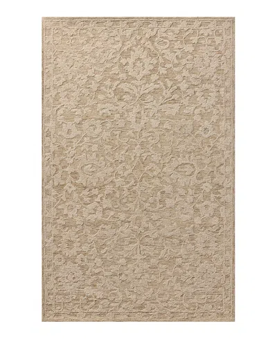 Loloi Prudence Pru-01 Area Rug, 7'9 X 9'9 In Clay/ivory