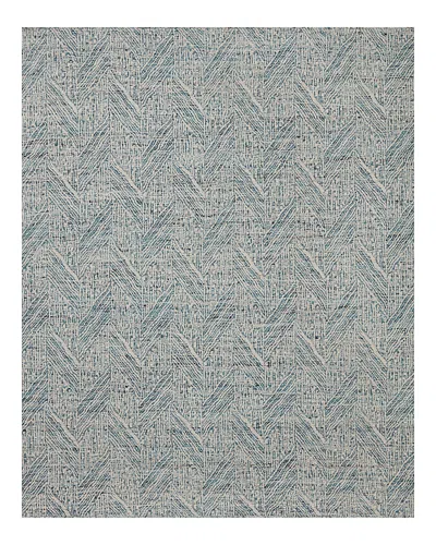 Loloi Raven Rav-01 Area Rug, 7'9 X 9'9 In Blue/ivory