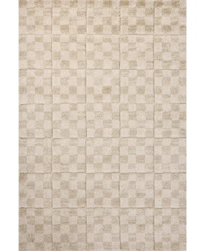Loloi Silas Sla-01 2'7"x4' Area Rug In Oatmeal
