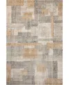 Loloi Silas Sla-06 6'7"x9'2" Area Rug In Gray,wheat