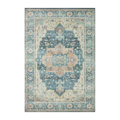 Loloi Skye Indoor Rectangular Accent Rug In Blue
