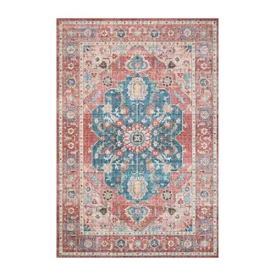 Loloi Skye Indoor Rectangular Accent Rug In Red