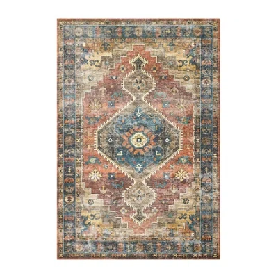 Loloi Skye Rectangular Indoor Area Rug In Red