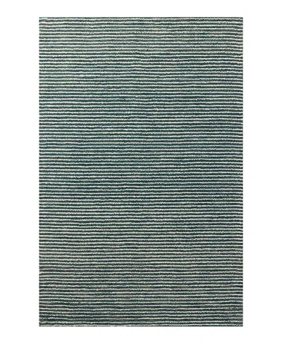 Loloi Sunday Sun-01 Area Rug, 5' X 7'6 In Ocean/ivory