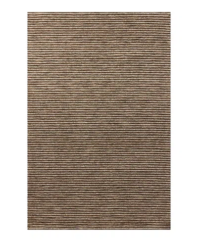 Loloi Sunday Sun-01 Area Rug, 7'9 X 9'9 In Mocha/ivory
