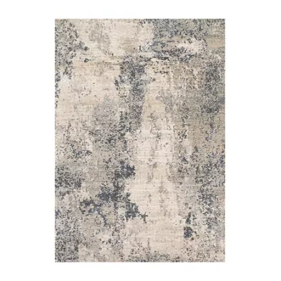 Loloi Teagan Abstract Indoor Rectangular Accent Rug In Neutral