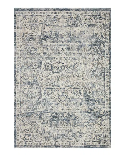Loloi Theory Thy-02 Area Rug, 7'10 X 10'10 In Ivory Blue