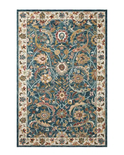Loloi Traditional/oriental Victoria Accent Rug In Blue