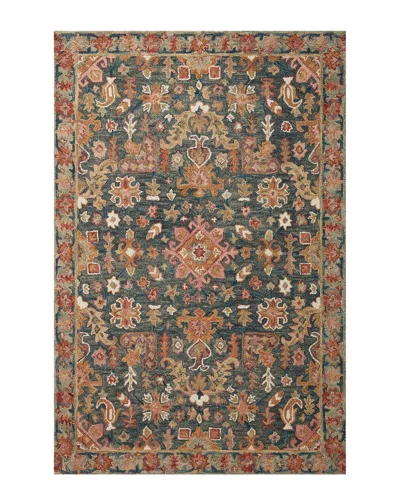 Loloi Traditional/oriental Victoria Accent Rug In Navy