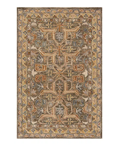 Loloi Victoria Vk-01 Area Rug 7'9x9'9 In Brown