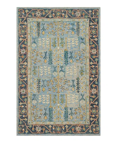 Loloi Victoria Vk-12 Area Rug 7'9x9'9 In Blue
