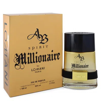 Lomani 549016 Spirit Millionaire Cologne Eau De Parfum Spray For Men, 3.3 oz In White
