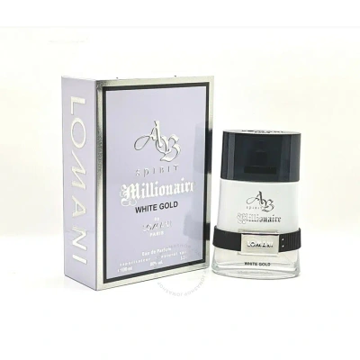 Lomani Ab Spirit Millionaire White Gold /  Edp Spray 3.3 oz (100 Ml) (m) In Gold / White