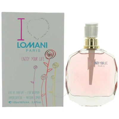 Lomani Ladies I Love  Enjoy Your Life Edp Spray 3.4 oz Fragrances 3610400034481 In White