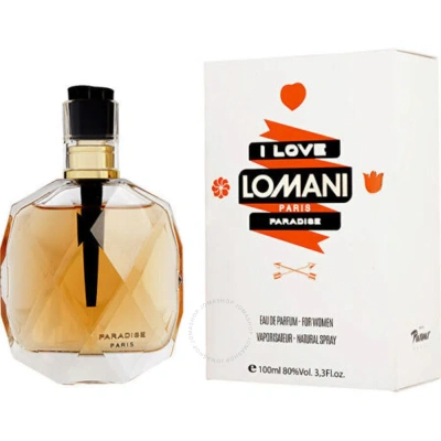 Lomani Ladies I Love Paradise Edp Spray 3.4 oz Fragrances 3610400034498 In White