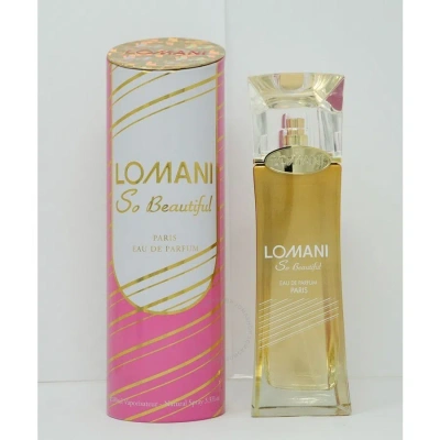 Lomani Ladies So Beautiful Edp Spray 3.3 oz Fragrances 3610400036539 In Green / Orange