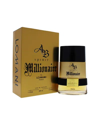 Lomani Men's 6.6oz Ab Spirit Millionaire Edt Spray In Transparent