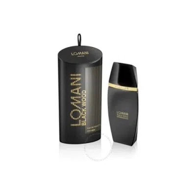 Lomani Men's Black Wood Edt Spray 3.4 oz Fragrances 3610400036607 In White