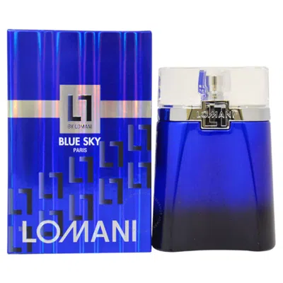 Lomani Men's Blue Sky Edt Spray 3.33 oz Fragrances 3610400002435 In White