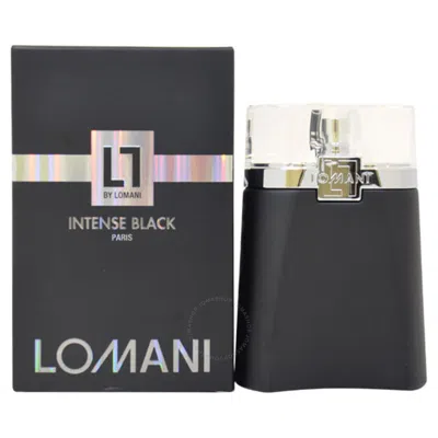 Lomani Men's Intense Black Edt Spray 3.3 oz Fragrances 3610400002411
