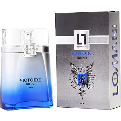 Lomani Men's Victoire Intense Edt Spray 3.3 oz Fragrances 3610400034436 In Blue