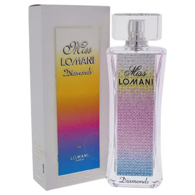 Lomani Miss  Diamonds By  For Women - 3.3 oz Edp Spray In White