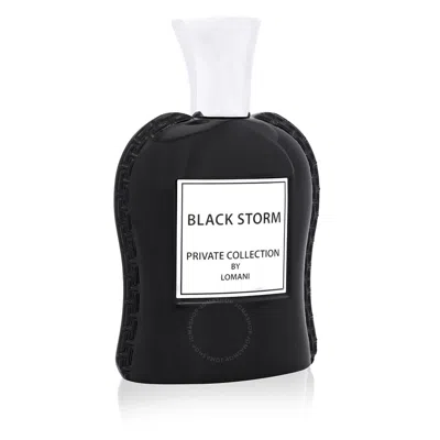 Lomani Unisex Black Storm Edp Spray 3.4 oz Fragrances 3610400036799 In White