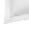 London & Avalon Heritage King Oxford Pillowcase - White With White Trim In White