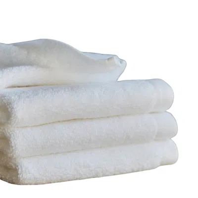 London & Avalon White Signature Luxurious & Fluffy Hand Towel