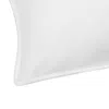 London & Avalon White / Silver Heritage King Pillowcase - White With Silver Trim In White/silver